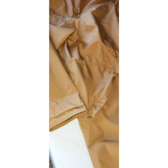 Lululemon Relaxed Fit Rain Shell Jacket Womens Medium Beige Camel Drawstring S/P - Picture 6 of 16